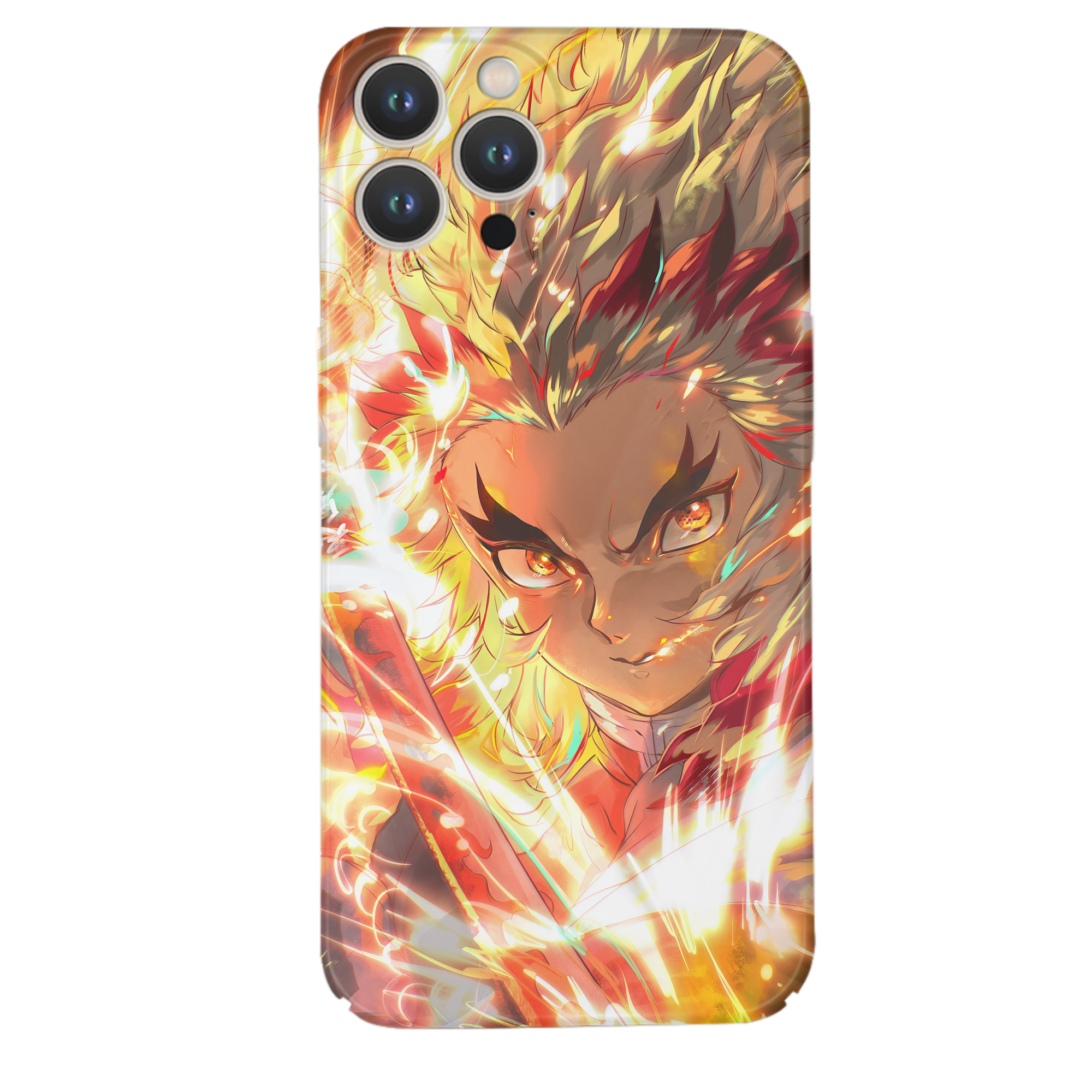 （画像用） 炎柱-煉󠄁獄 杏寿郎／れんごく きょうじゅろう Rengoku Kyoujurou 【iPhone 14シリーズ対応】ハードケース